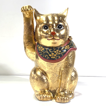 Kanazawa Kutani Yaki Maneki-Neko